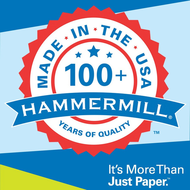 Hammermill Paper for Multi 8.5x11 Laser, Inkjet Copy & Multipurpose Paper - White - 96 Brightness - Letter - 8 1/2" x 11" - 20 lb Basis Weight - 10 / Carton - FSC HAM103267