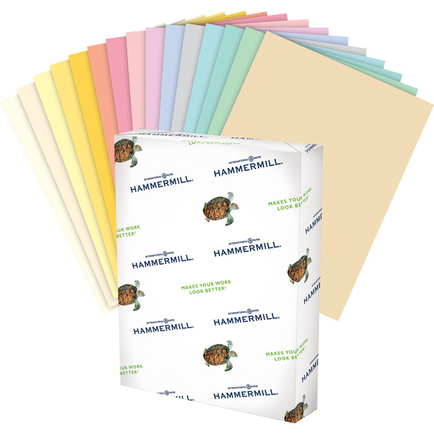 Hammermill Paper for Copy 8.5x11 Laser, Inkjet Copy & Multipurpose Paper - Ivory - Recycled - 30% - Letter - 8 1/2" x 11" - 20 lb Basis Weight - Smooth - 500 / Ream - SFI HAM103176