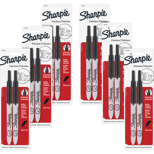 Sharpie Ultra-fine Tip Retractable Markers SAN1735801BX