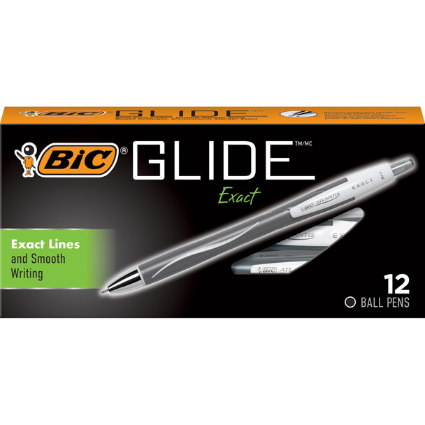 BIC Glide Exact Retractable Ballpoint BICVCGN11BK