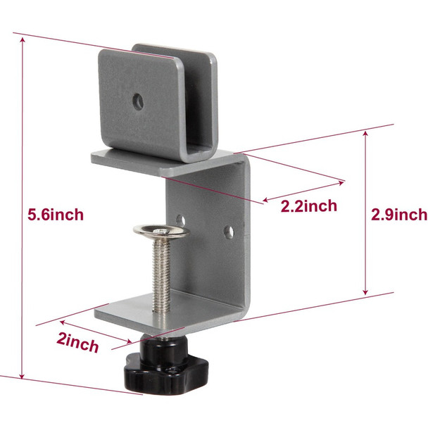 Lorell Mounting Bracket for Workstation Panel - Gray, Silver LLR55688