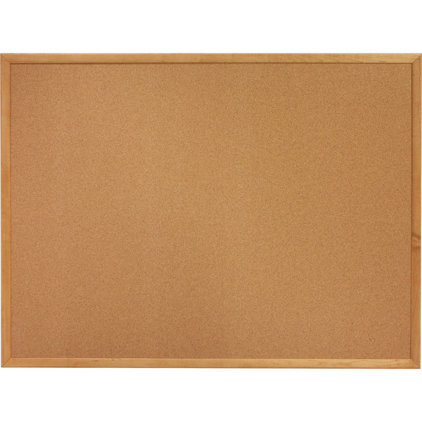 Lorell Oak Wood Frame Cork Board LLR19768