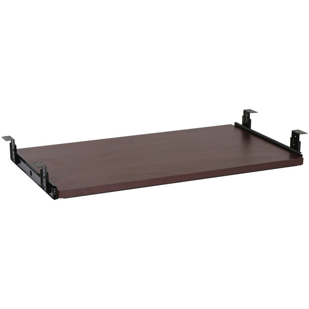 Lorell Mahogany Laminate Keyboard Tray LLR87523