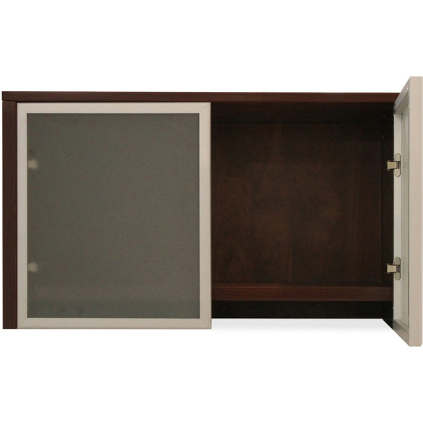 Lorell Wall-Mount Hutch Frosted Glass Door LLR59577