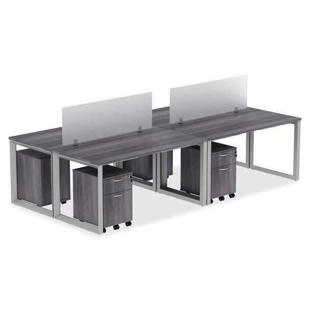 Lorell Relevance Series Charcoal Laminate Office Furniture LLR16201