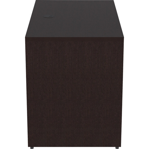 Lorell Essentials Espresso Laminate Return Shell LLR18216