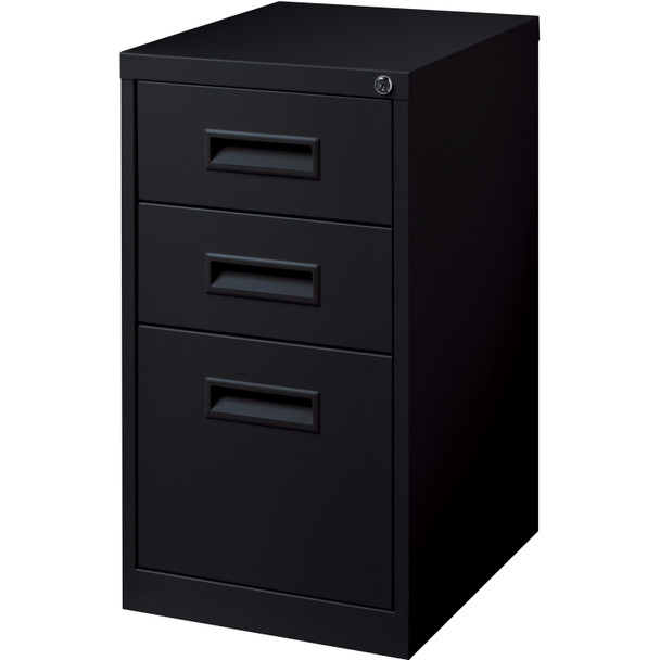 Lorell Box/Box/File Mobile Pedestal Files - 3-Drawer LLR67745
