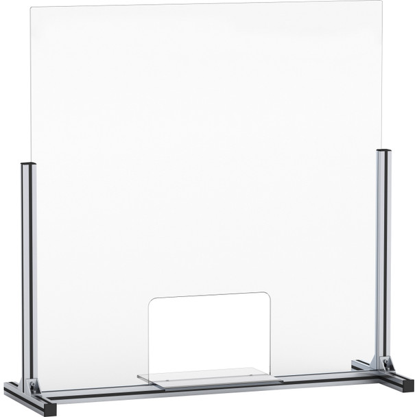 Lorell Removable Shelf Glass Protective Screen LLR55672