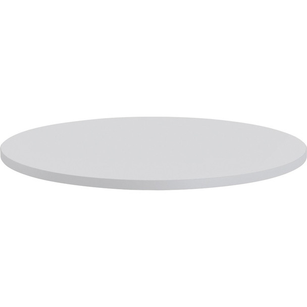 Lorell Round Invent Tabletop - Light Gray LLR62575