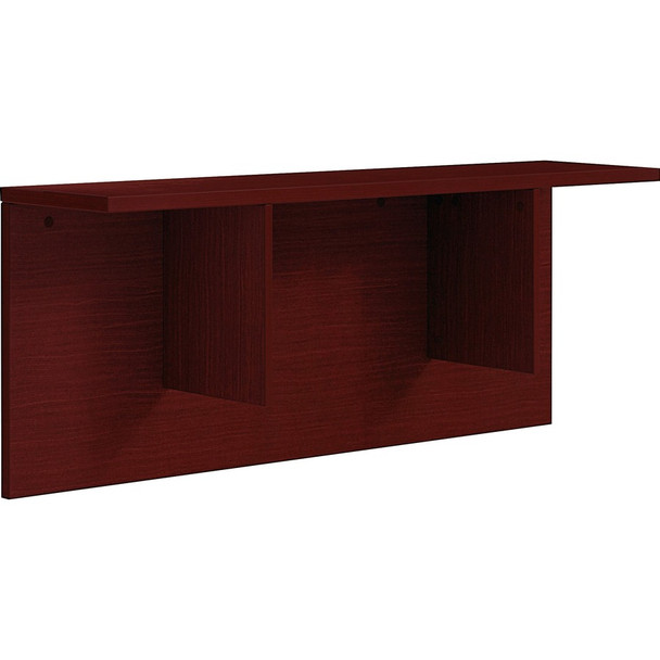 Lorell Prominence 2.0 Mahogany Laminate Reception Countertop LLRPMC4814MY