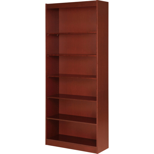 Lorell Six Shelf Panel Bookcase LLR89055