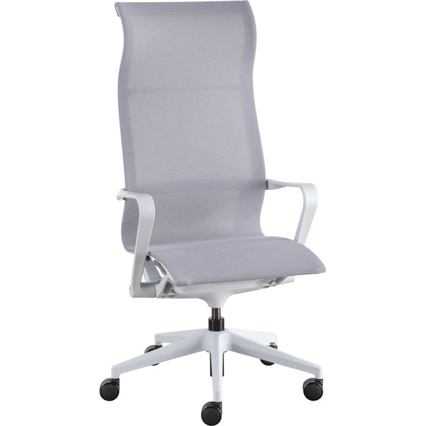 Lorell Executive Gray Mesh High-back Chair LLR40208