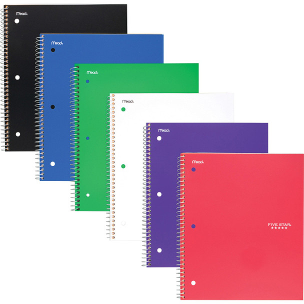 Mead Five Star Subject Spiral Notebook MEA38052