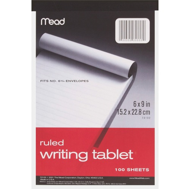 Mead Ruled Writing Tablet MEA70102