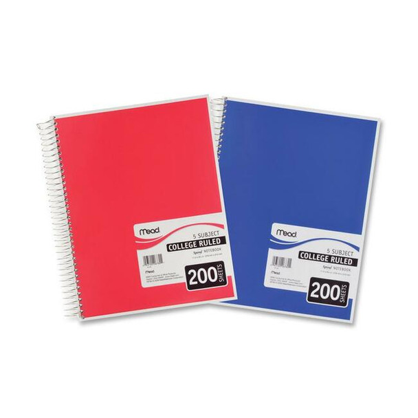 Mead 5 - Subject College Ruled Wirebound Notebook - Letter MEA06780