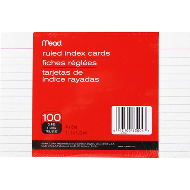 Mead 90 lb Stock Index Cards MEA63004
