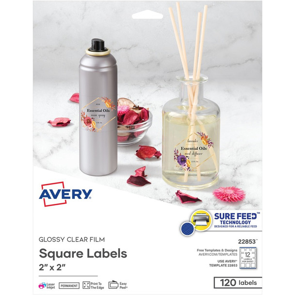 Avery&reg; Sure Feed Glossy Labels AVE22853