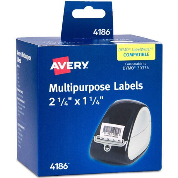 Avery&reg; Direct Thermal Roll Labels AVE04186