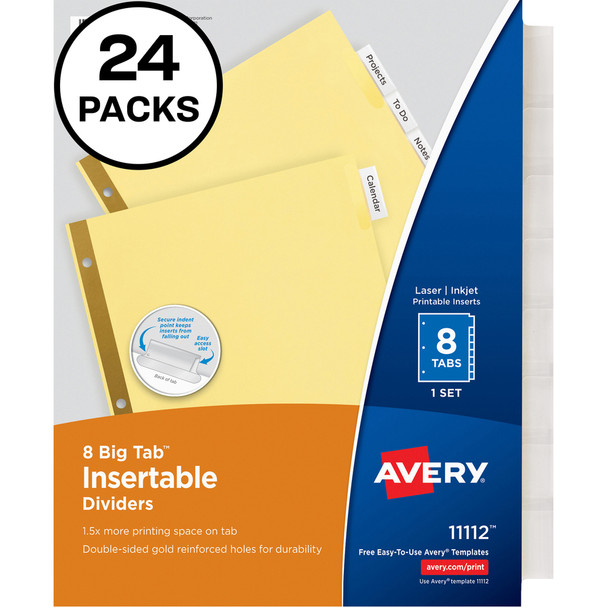Avery&reg; Big Tab Insertable Dividers AVE11115