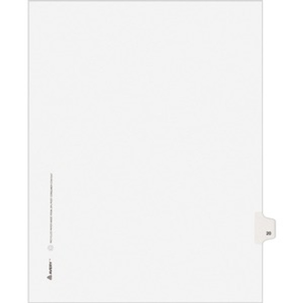 Avery&reg; Individual Legal Exhibit Dividers - Avery Style AVE01020
