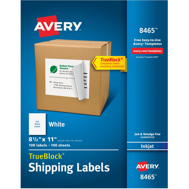 Avery&reg; TrueBlock Shipping Label AVE8465