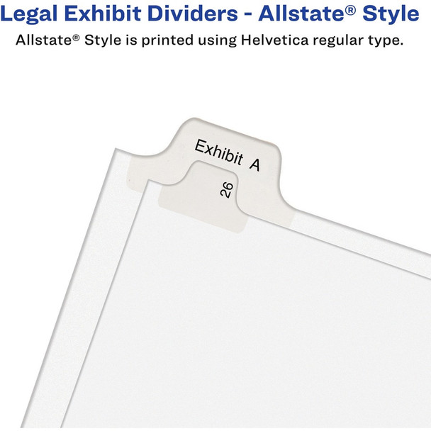 Avery&reg; Alllstate Style Individual Legal Dividers AVE82222