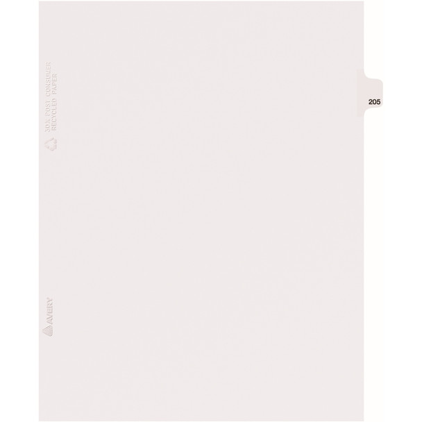 Avery&reg; Side Tab Individual Legal Dividers AVE82421