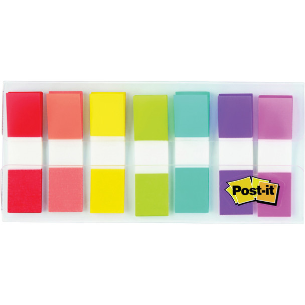 Post-it 1/2"W Flags in On-the-Go Dispenser