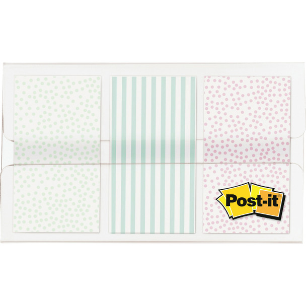 Post-it Pastel Color Flags in On-the-Go Dispenser