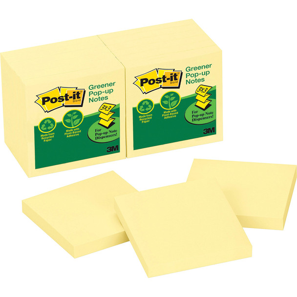 Post-it Greener Pop-up Notes