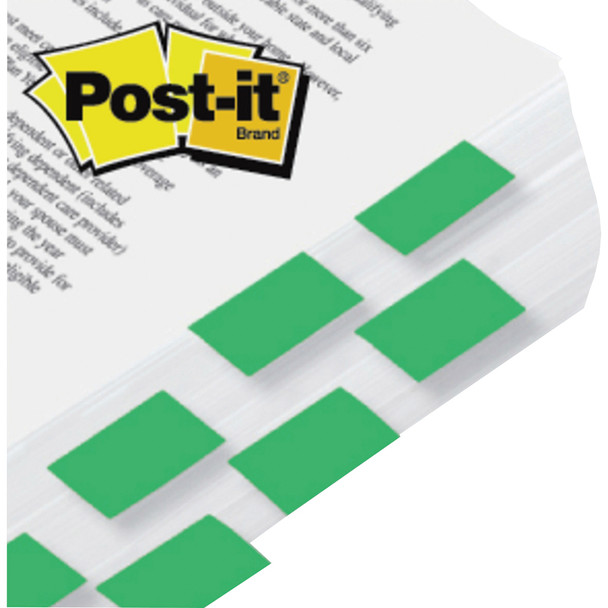 Post-it Green Flag Value Pack - 12 Dispensers