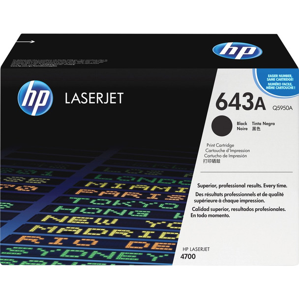 HP 643A (Q5950A) Original Toner Cartridge - Single Pack