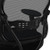 HON Wave All Mesh Mid Back Task Chair, Black Mesh Back and Sandwich Seat, 3/4 Rear View Close Up