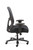 HON 1-Forty-One Big & Tall Chair, Black Mesh Back and Fabric Seat, Side View