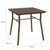 Lesro Mystic End Table with dimensions, 3/4 Front View