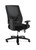 HON Crio Big and Tall Executive Chair, Black Mesh Back and Fabric Seat, 3/4 Rear View