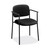 HON Scatter, Black Fabric Seat and Back Upholstery, Fixed Arms, Post Legs, Glides