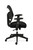 HON Prominent Mesh High Back Task Chair, Center Tilt, Black Mesh Back and Seat, Side View