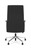 HON Define High-Back Executive Chair, Black Bonded Leather, Rear View