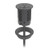 OfficeSource, Power Grommet Center, Black Finish