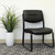 Merit Armless Sled Base Guest Chair with Black Frame