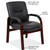 Spencer Guest Chair with Mahogany Frame
