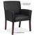 Bowery Retro Style Guest Chair with Wood Legs