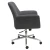 OfficeSource, Bolster, Mid Back Swivel Chair, Chrome Base, Side View