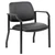 OfficeSource, Big & Tall, Guest Chair with Arms, Black Frame, Black Antimicrobial Vinyl