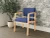 Lesro Lenox Wood Frame Guest Chair, Archetype Admiral Back Upholstery, Archetype Admiral Seat Upholstery, Natural Frame Finish, Product Photo