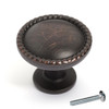 Dynasty Hardware K-80102-10B Beaded Cabinet Knob, Oil Rubbed Bronze