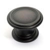 Dynasty Hardware K-8038-S-10B Two Ring Cabinet Knob, Oil Rubbed Bronze