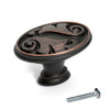 Dynasty Hardware K-81097-10B Cabinet Knob, Oil Rubbed Bronze