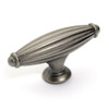 Dynasty Hardware K-8618-AN Fluted Cabinet Knob, Antique Nickel